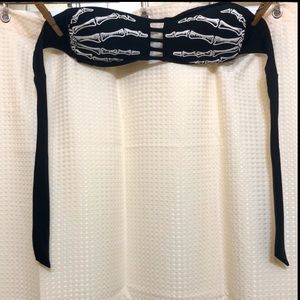 Skeleton swimwear top
